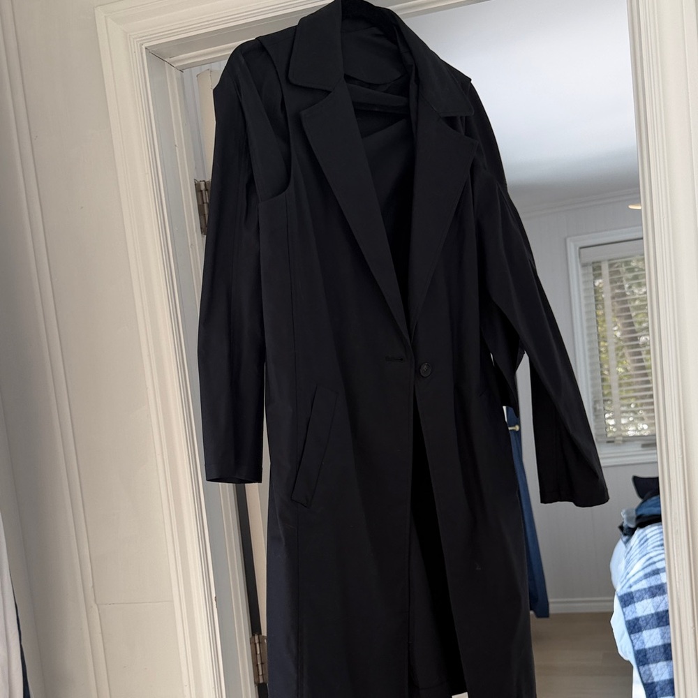 Kit and Ace Classic Black Trench Coat